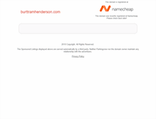 Tablet Screenshot of burttramhenderson.com